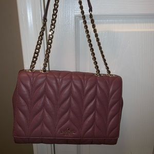Kate Spade New York quilted handbag/chain strap